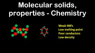 Molecular solids, properties - Chemistry