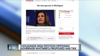 Thousands sign petition opposing Governor Whitmer's proposed gas tax