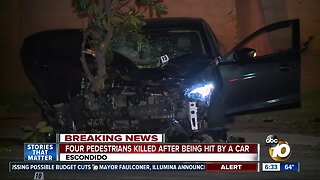 4 pedestrians killed after being hit by car in Escondido