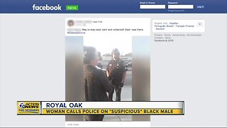 Woman calls police on "suspicious" Black male in Royal Oak