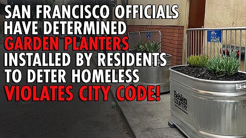 San Francisco Homeless Planter War Reaches Flash Point in Troubled Alley