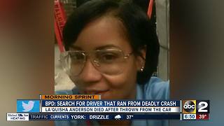 27-year-old woman dies in crash; driver flees on foot