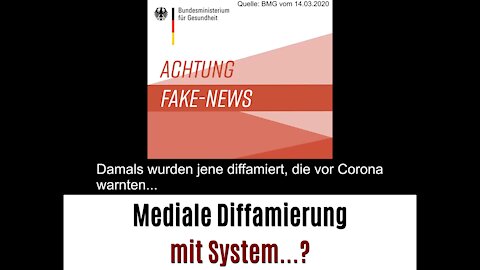 Mediale Diffamierung mit System...?