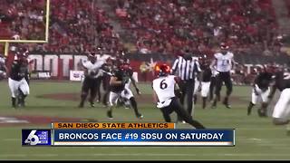 Broncos face San Diego State on Saturday