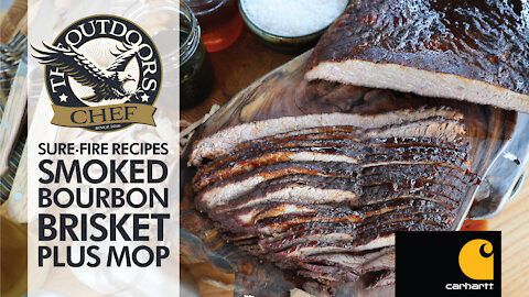 Smoked Bourbon Brisket Plus Mop with The Outdoors Chef