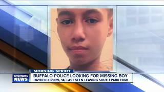Buffalo Police search for missing 14 year-old