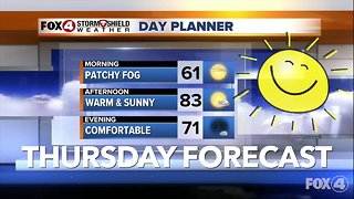 Warm and sunny Thursday in SWFL