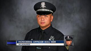 People remember Officer Kou Her's life over the weekend