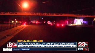 Man killed in East Bakersfield hit and run crash