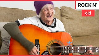 92-year-old drinks rum and follows rock band