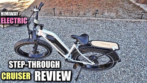 HIMIWAY CRUISER Step-Through Electric Bike Review - (Bonus CRASH TEST) SKYDIO 2 DRONE ISSUES!