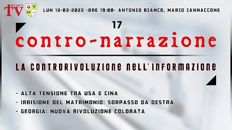 CONTRO-NARRAZIONE NR.17. Antonio Bianco, Mario Iannaccone.