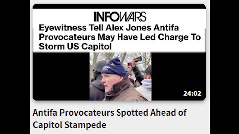 Antifa Provocateurs Spotted Ahead of Capitol Stampede