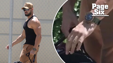 Sam Asghari without ring, living in hi rise