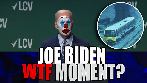 Biden is out to sea... on a train?
