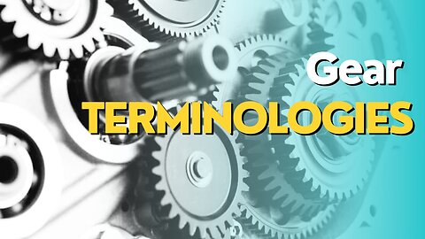 GEAR TERMINOLOGIES #technologywithfun #gears #terminology