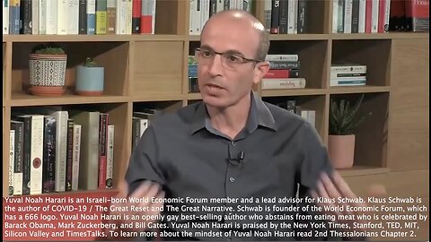 Yuval Noah Harari | "Humans Are Now Hackable Animals. The Whole Idea That Humans Have a Soul or Spirit and They Have Free Will So Whatever I Choose Whether In the Election or Wether In the Supermarket, That's Over."