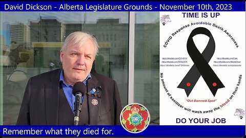David Dickson - Alberta Legislature Grounds - November 10th, 2023