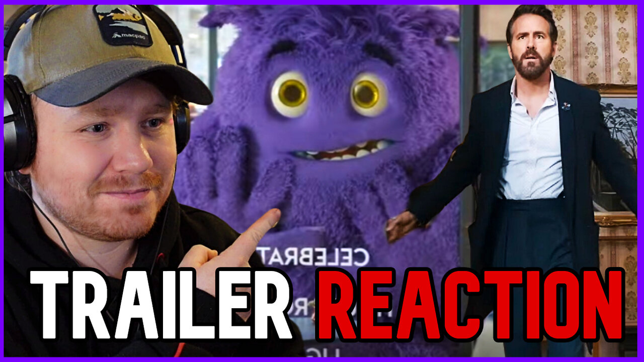 IF TRAILER 2024 Reaction Ryan Reynolds, John Krasinski, Steve Carrell