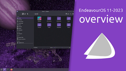 EndeavourOS 11-2023 overview | A terminal-centric distro with a vibrant and friendly community.