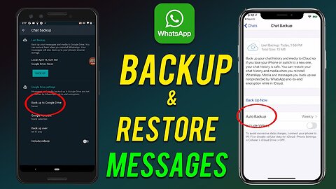 How to backup whatsapp messages