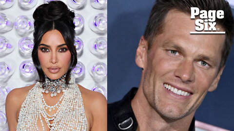 Kim Kardashian shopping for vacay home by Tom Brady; pair are 'friendly'