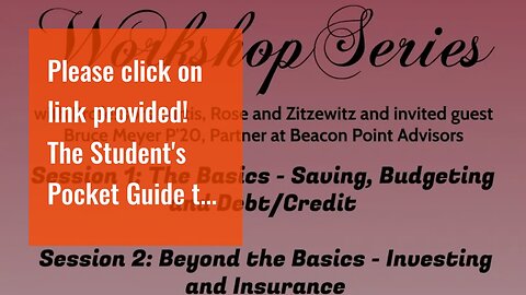 Please click on link provided! The Student's Pocket Guide to Personal Finance