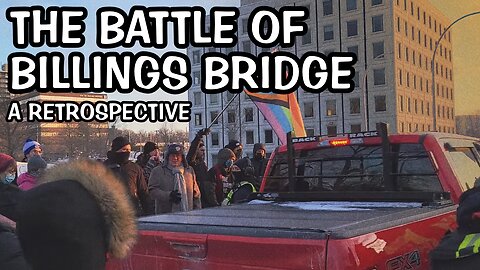 Battle of Billings Bridge in Ottawa at Truckers Freedom Convoy