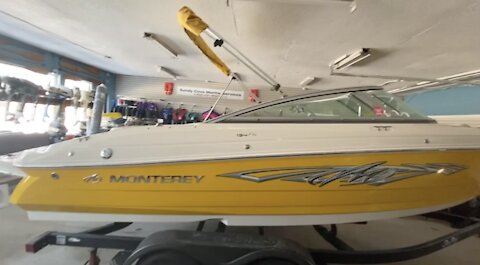Monterey 194 FS Bow Rider, 19 foot boat, 4.3litre GXi V6 Volvo Penta 225 HP motor