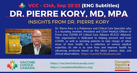 Dr Pierre Kory - Observations and Insights (ENG Subtitles)