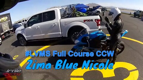 Sportbike Video Analysis w/ S1000RR Trackday Girl Nicole @ LVMS | Irnieracing