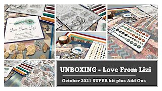 UNBOXING | Love From Lizi October 2021 SUPER kit plus Add Ons