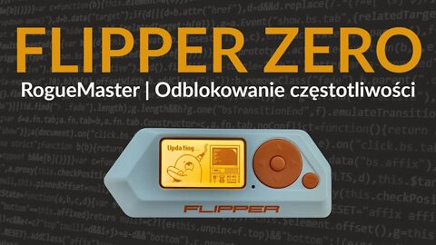 Flipper Zero — Odblokowanie częstotliwości | RogueMaster — Jak wgrać?