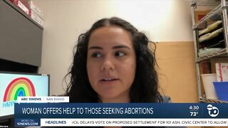 Woman offers help to travelers seeking abortions in San Diego