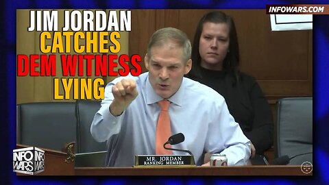 Jim Jordan Catches Dem Witness Lying To Discredit Judge Alito