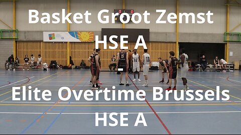 Basket Groot Zemst HSE A - Elite Overtime Brussels HSE A - 3 februari 24