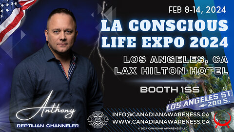 2024 Conscious Life Expo in Los Angeles, CA, Feb 9-12, 2024.