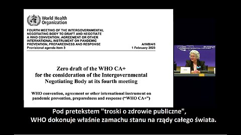 Dr Meryl Nass i Dr Katerine Lindley - WHO szykuje się do przejęcia władzy nad całą planetą (napisy)