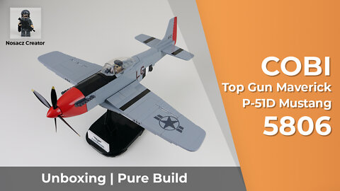 COBI Top Gun Maverick | 5806 --- P-51D Mustang --- unboxing and pure build