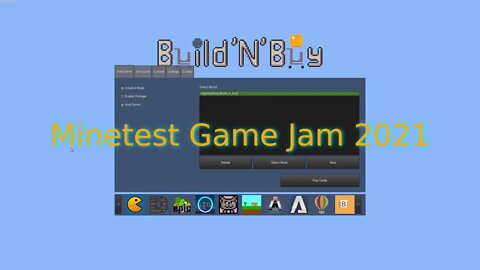 Minetest Game Jam 2021 | Build'N'Buy (Placed 8th)