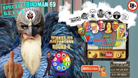 Vaping Community Episode 37: Wheel Of Mixfortune R6 - FT. Birdman_69