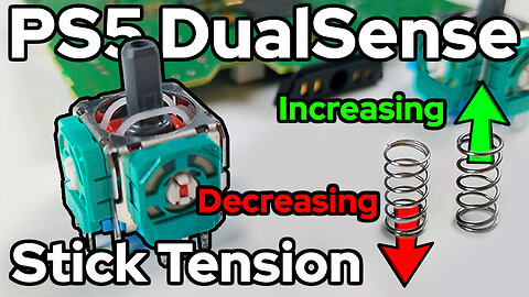 How to Change PS5 DualSense Analog Stick Tension (Installing Tension Springs)