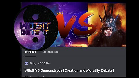 Witsit VS Demonstryde [Creation and Morality Debate]