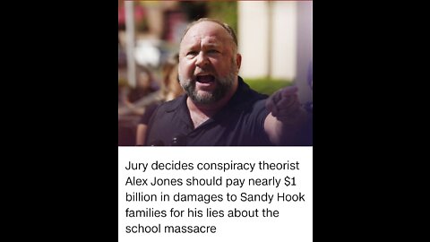 Jury decides conspiracy theorist Alex Jones should pay nearly $1 billion in damages .
