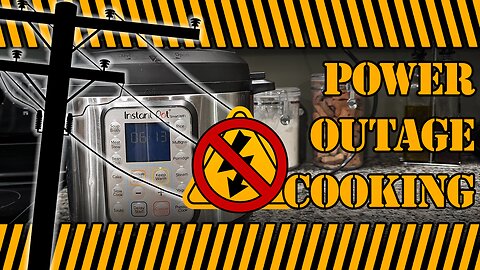 Power Outage Cooking | Gas Powered Instant Pot??