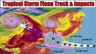 Tropical Storm Fiona Strengthens! Track, Impacts & Forecast - Weatherman Plus