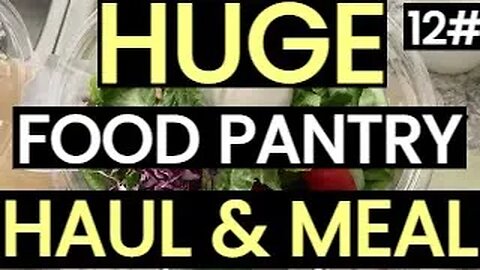 Food Pantry Haul & Food Bank Haul BLESSINGS! Frugal Living Vlog With Awesome Food Pantry Meals ENJOY