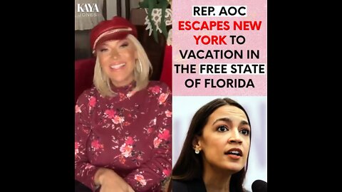 Rep. AOC Escapes New York To Vacation In The Free State Of Florida