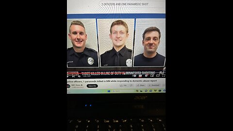 DECODE: Two police officers & ONE FIREFIGHTER KILLED IN MINNESOTA...