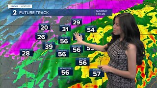 Another warm and calm day, frigid temps coming